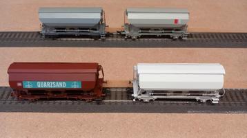 Roco kalkwagons 4 stuks beschikbaar voor biedingen