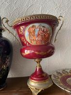 Rode keramiek vaas, Antiquités & Art, Antiquités | Vases, Enlèvement ou Envoi