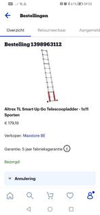 Telescoopladder 11 sporten altrex, Zo goed als nieuw, Ophalen