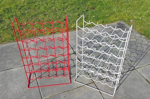 2 retro wijnrekken/flessenrekken, Huis en Inrichting, Woonaccessoires | Wijnrekken, Gebruikt, Ophalen