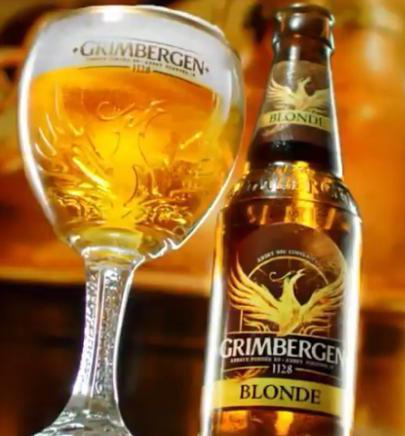Reclamebord vintage Grimbergen blond - mancave poolhouse new, Verzamelen, Merken en Reclamevoorwerpen, Nieuw, Reclamebord, Ophalen of Verzenden