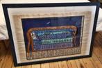 Frame met echte Egyptische papyrus, Zo goed als nieuw, 100 tot 125 cm, 75 cm of meer