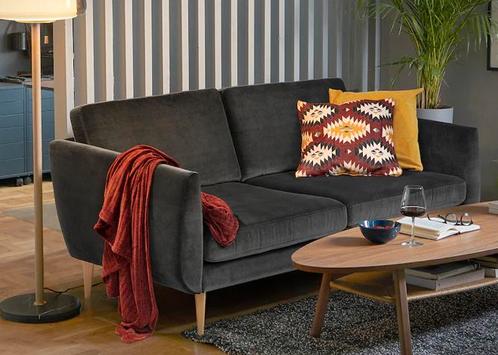 Canapé neuf 3 place en velours, Huis en Inrichting, Zetels | Zetels, Nieuw, Driepersoons, Hout, Ophalen