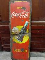 Emaille bord coca cola, Antiek en Kunst, Curiosa en Brocante, Ophalen