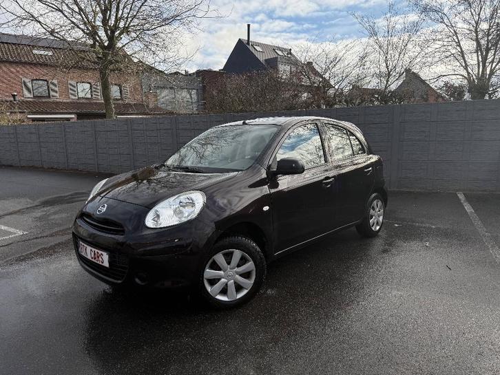 Nissan Micra Benzine 1.2 Keuring Airco 2011 12M Garantie, Auto's, Nissan, Bedrijf, Micra, Airconditioning, Elektrische ramen, Benzine
