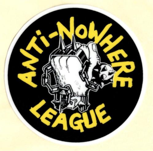 Anti-Nowhere League sticker, Collections, Musique, Artistes & Célébrités, Neuf, Envoi