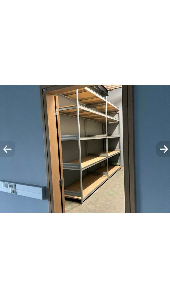 Stapel rek 12 lopende meter, Ophalen, Zo goed als nieuw