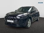Audi Q5 Sportback Q5 Sportback 2.0 TFSI Quattro S line S tro, Auto's, Automaat, Q5, Zwart, Lederen bekleding
