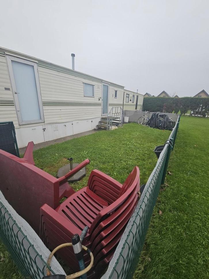 stacaravan te bredene te koop, Caravans en Kamperen, Stacaravans, tot en met 3, Ophalen