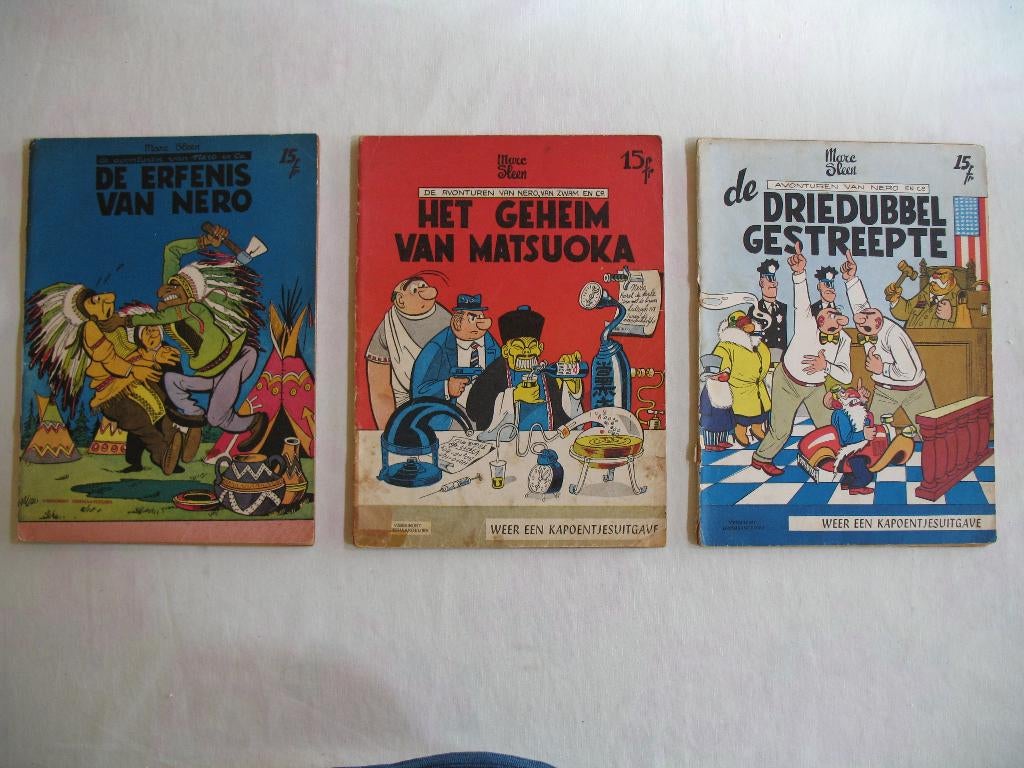 De avonturen van Nero en co, nrs 3, 35, en 43, Meerdere stripboeken, Ophalen of Verzenden