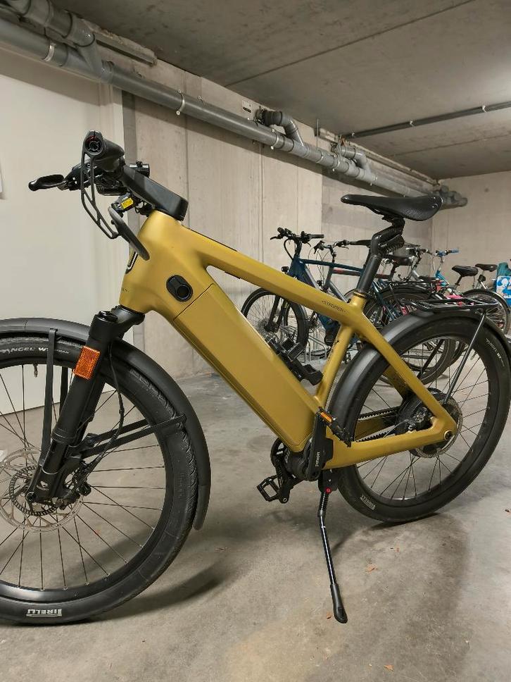 Stromer ST7 Gold Editie, Vélos & Vélomoteurs, Vélos électriques, Utilisé, Stromer, 55 à 59 cm, 50 km par batterie ou plus, Enlèvement