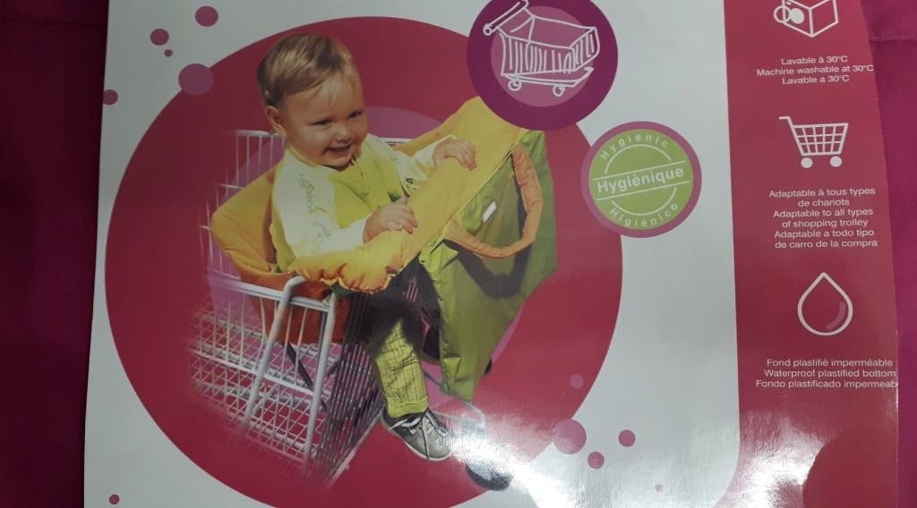Housse de siège pour panier d'achats pour bébé, Enlèvement, Neuf
