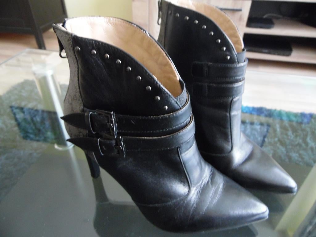 NEROGIARDINI-LAARZEN, Kleding | Dames, Schoenen, Zo goed als nieuw, Lage of Enkellaarzen, Zwart, Ophalen of Verzenden