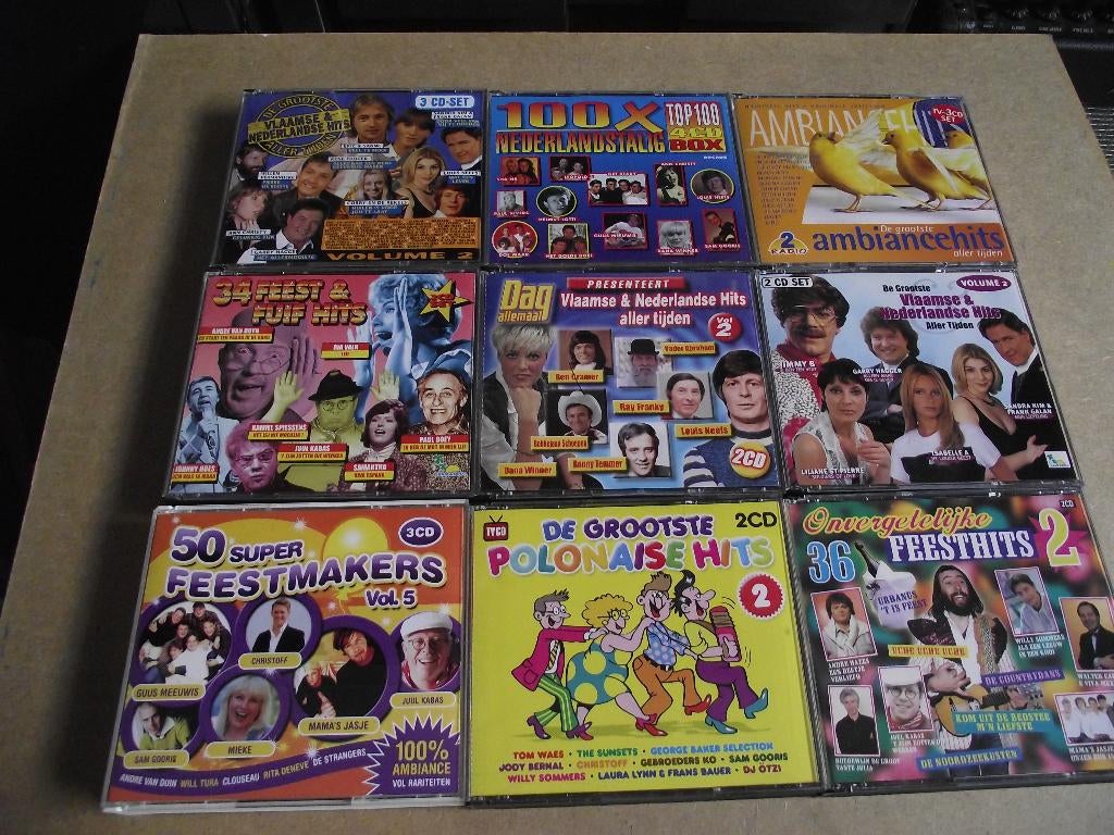 Cd's Vlaamse-Nederlandse varia (lot), Cd's en Dvd's, Ophalen of Verzenden, Gebruikt, Pop, Boxset