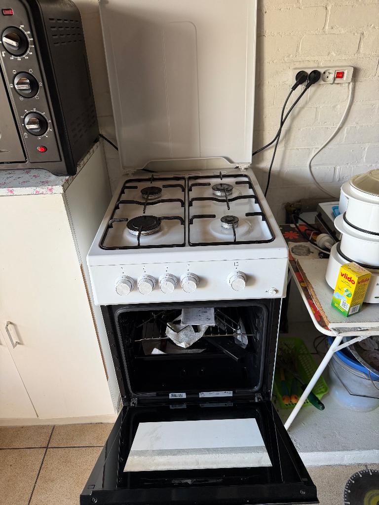 Fornuis, Ophalen, Zo goed als nieuw, Vrijstaand, Oven met grill