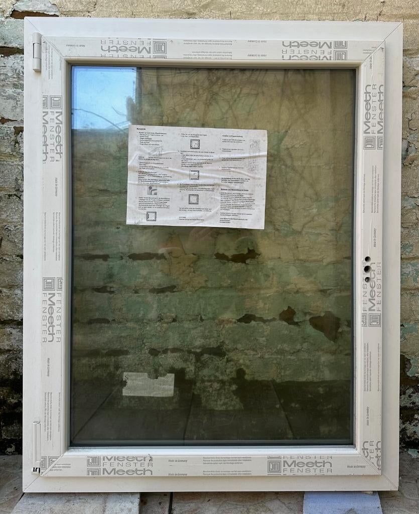 Nieuw PVC Raam TE KOOP, Doe-het-zelf en Bouw, Glas en Ramen, Ophalen, Nieuw, Gevelraam of Ruit, Dubbelglas