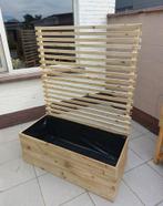 Bloembak met klimrek in noors geimpregneerd grenen ,, Ophalen