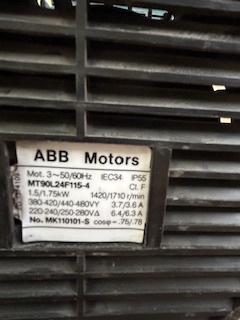 Goed werkende motor 380/220 Volt., Enlèvement, Utilisé, Autres types