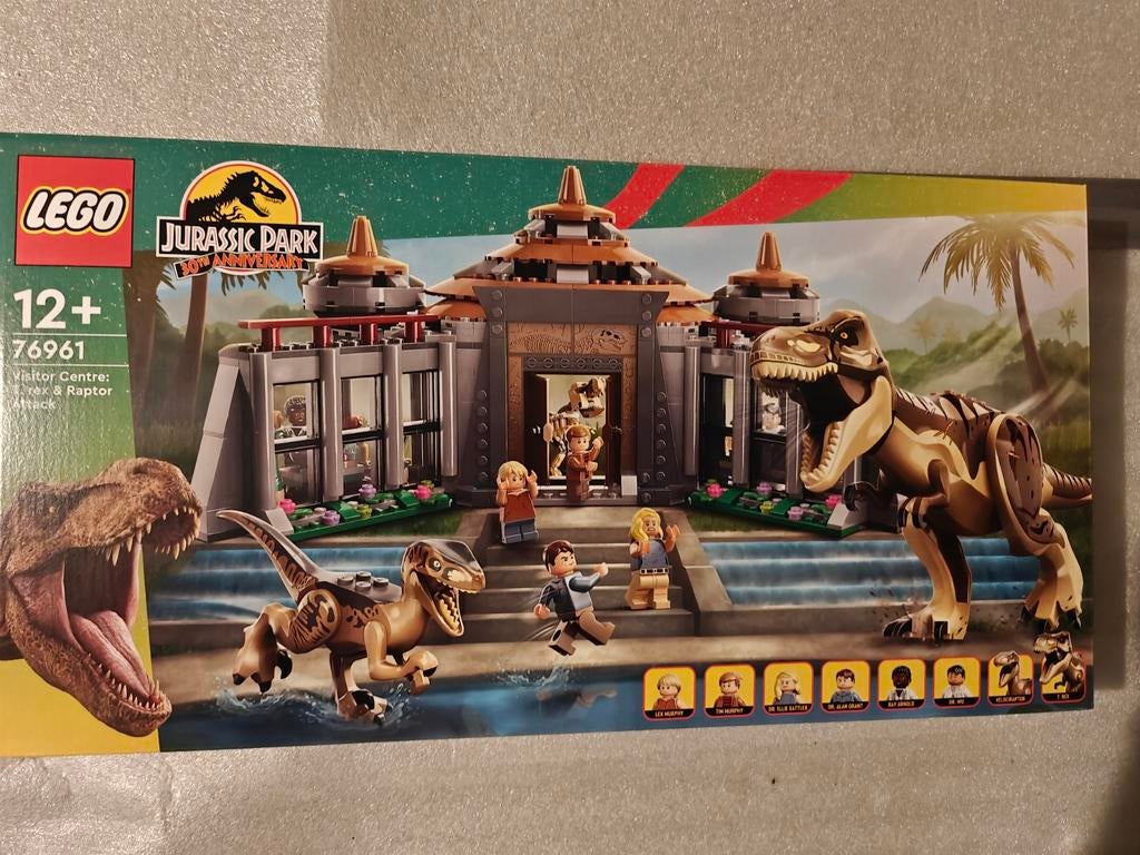 Lego 76961 visitor centre  t Rex & raptor attack, Enlèvement ou Envoi, Neuf, Ensemble complet, Lego
