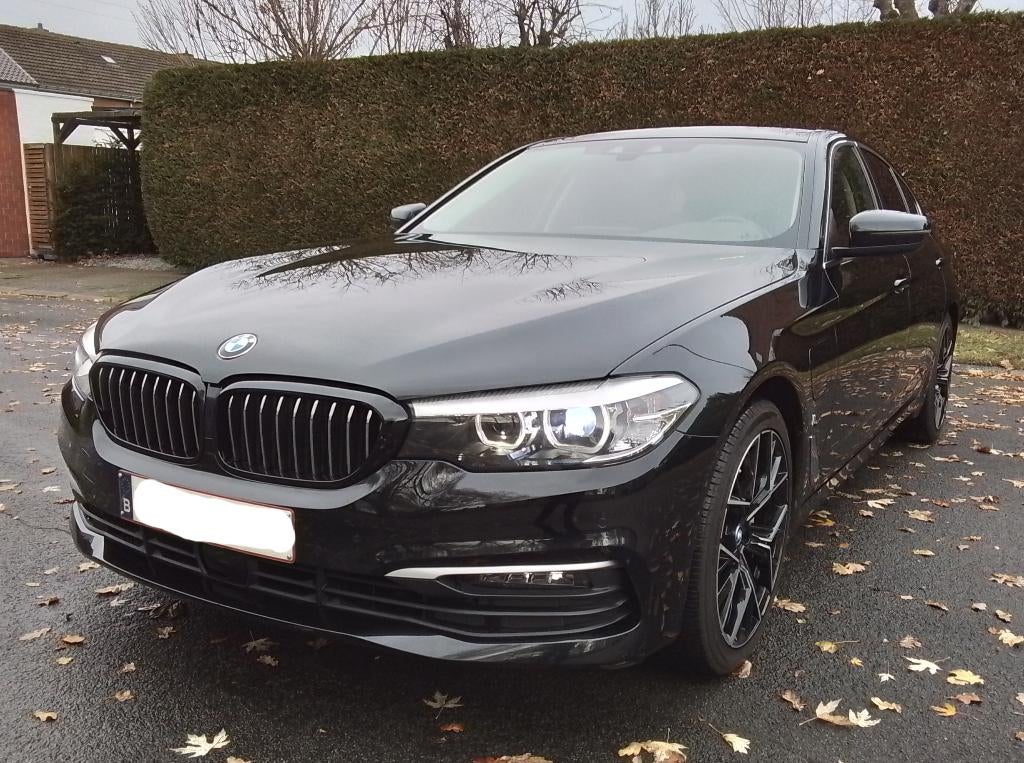 BMW 530 plug in hybride 292pk, Auto's, Automaat, Zwart, Leder, 5 zetels