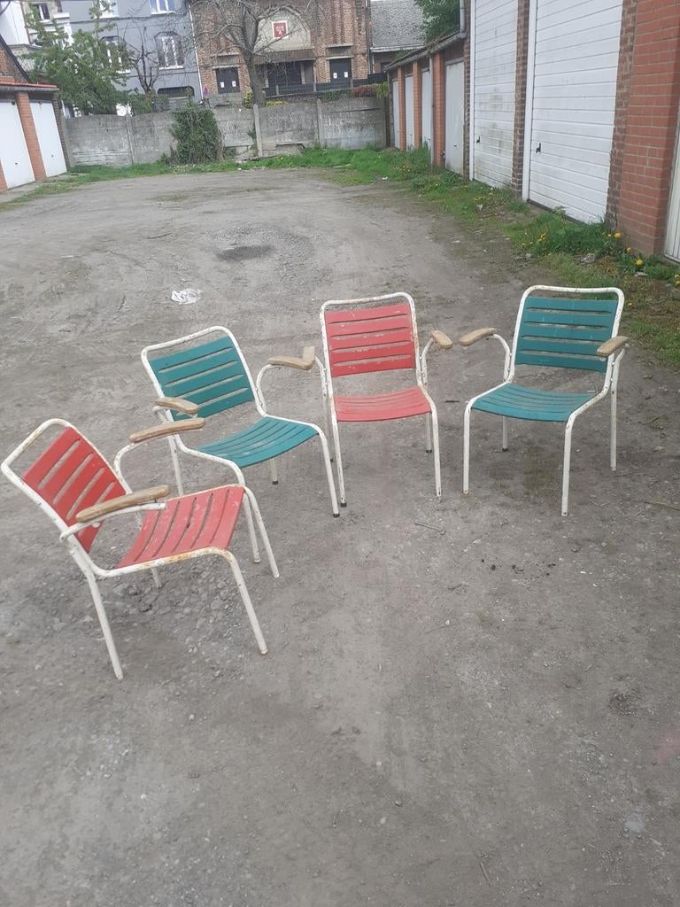 Ancien fauteuil de jardin vintage France, Antiquités & Art