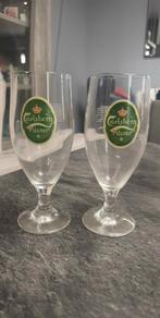 2 verres a biere Carlsberg  a dinner, Collections, Marques de bière, Enlèvement, Comme neuf