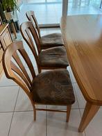 Tafel en 6 stoelen - eik belgisch merk : Mintjens, Enlèvement