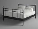 IKEA Svelvik bed (140x200) + verstelbare lattenbodem, Ophalen, Verstelbaar, Zwart, Tweepersoons
