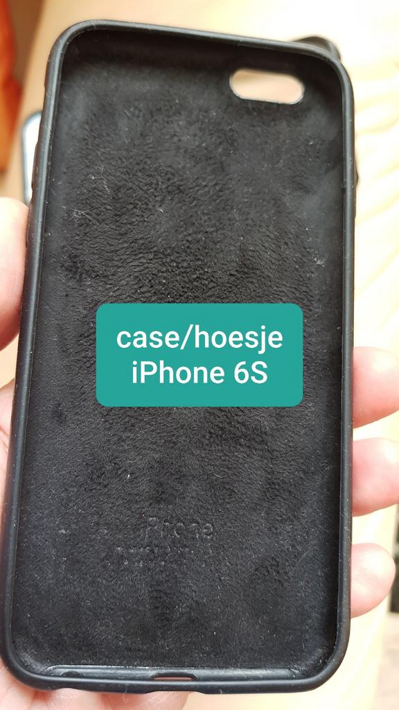 3 Case hoesje Silicone iPhone 6S, Télécoms, Noir, IPhone 6S, Silicone, Transparent