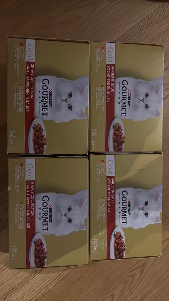 GOURMET Gold Pâté fin et aliments pour chats Mix 96 x 85 g, Animaux & Accessoires, Enlèvement ou Envoi, Neuf