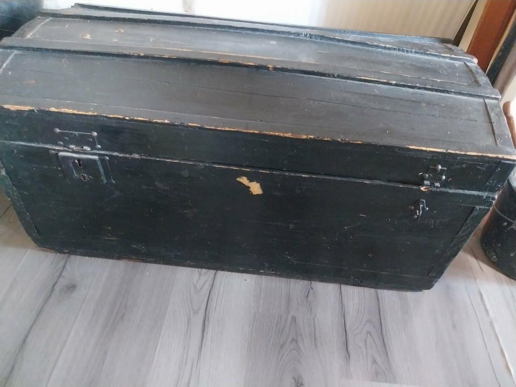 coffre bois en bois à retaurer 1m50, Maison & Meubles, 150 à 200 cm, Moins de 50 cm, Enlèvement, Utilisé