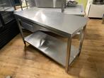 Inox werktafel met schuif, Zakelijke goederen, Ophalen