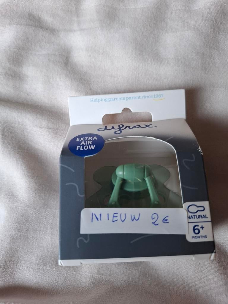 Fopspeen nieuw, Ophalen