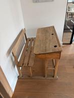 Oud schoolbankje, Ophalen, Gebruikt, Tafel(s) en Stoel(en)