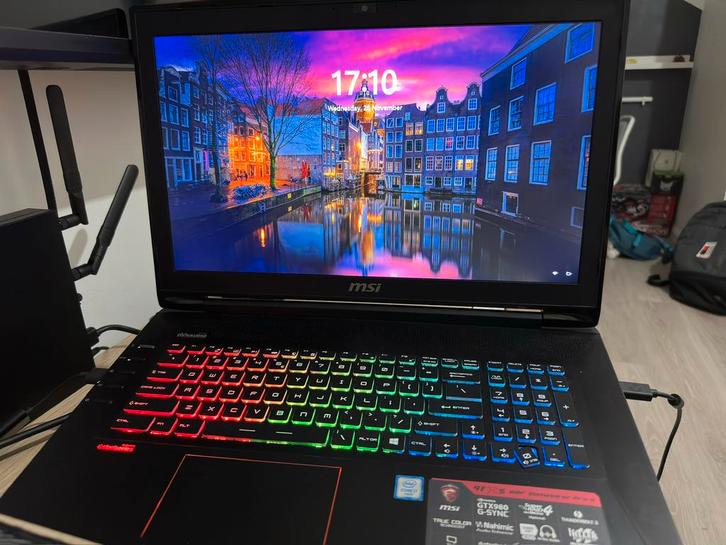 MSI GTX 980Ti gaming-pc, Computers en Software, Windows Laptops, Zo goed als nieuw, SSD, Gaming, Ophalen