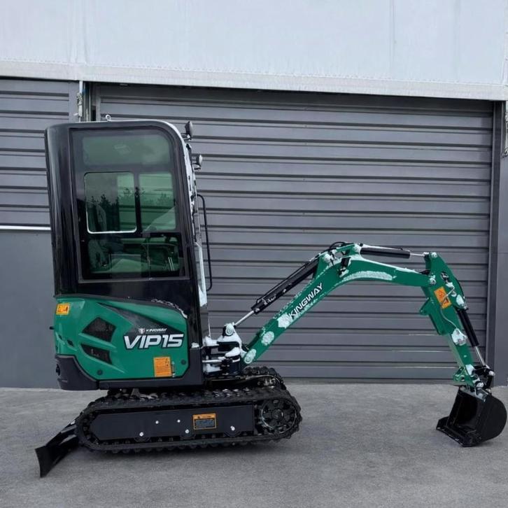 Graafmachine minigraver Kingway VIP15 Kubota GRATIS levering, Zakelijke goederen, Machines en Bouw | Kranen en Graafmachines, Graafmachine