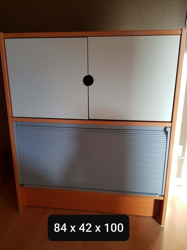 2 Archiefkasten, Huis en Inrichting, Kasten | Roldeurkasten en Archiefkasten, Ophalen