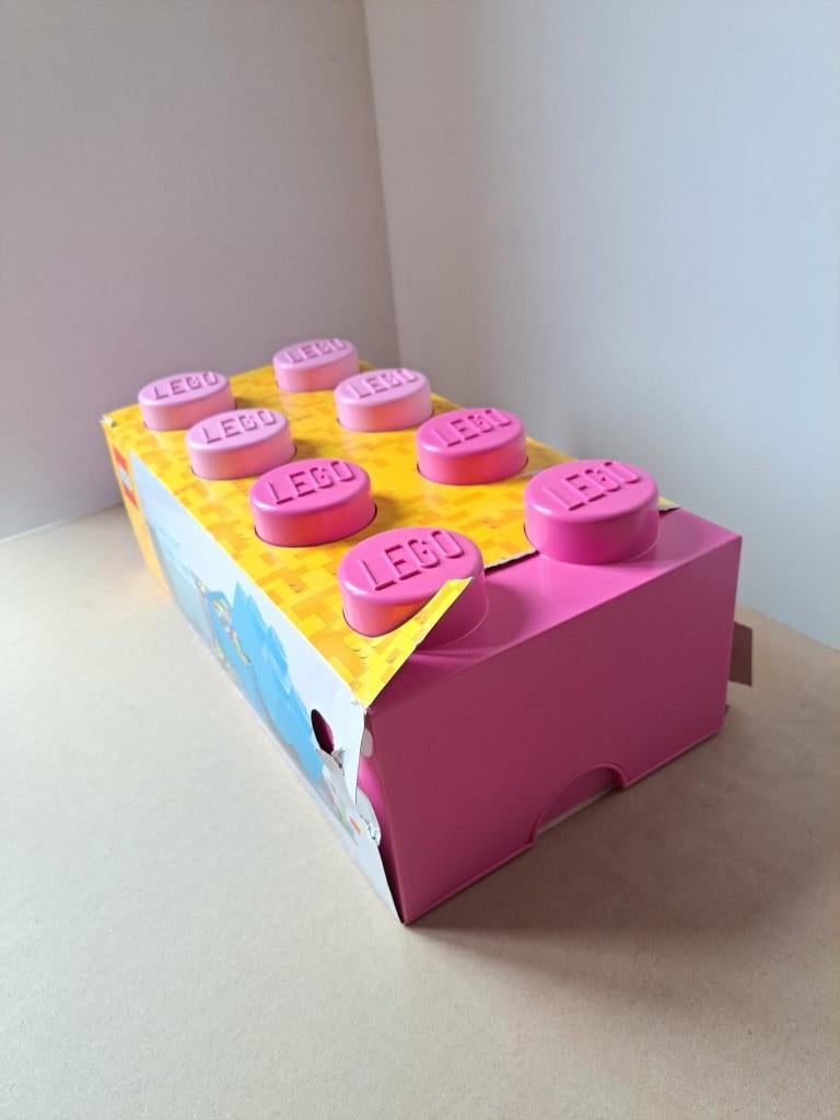 2 roze opbergdozen Lego, Ophalen, Nieuw, Overige typen, Lego