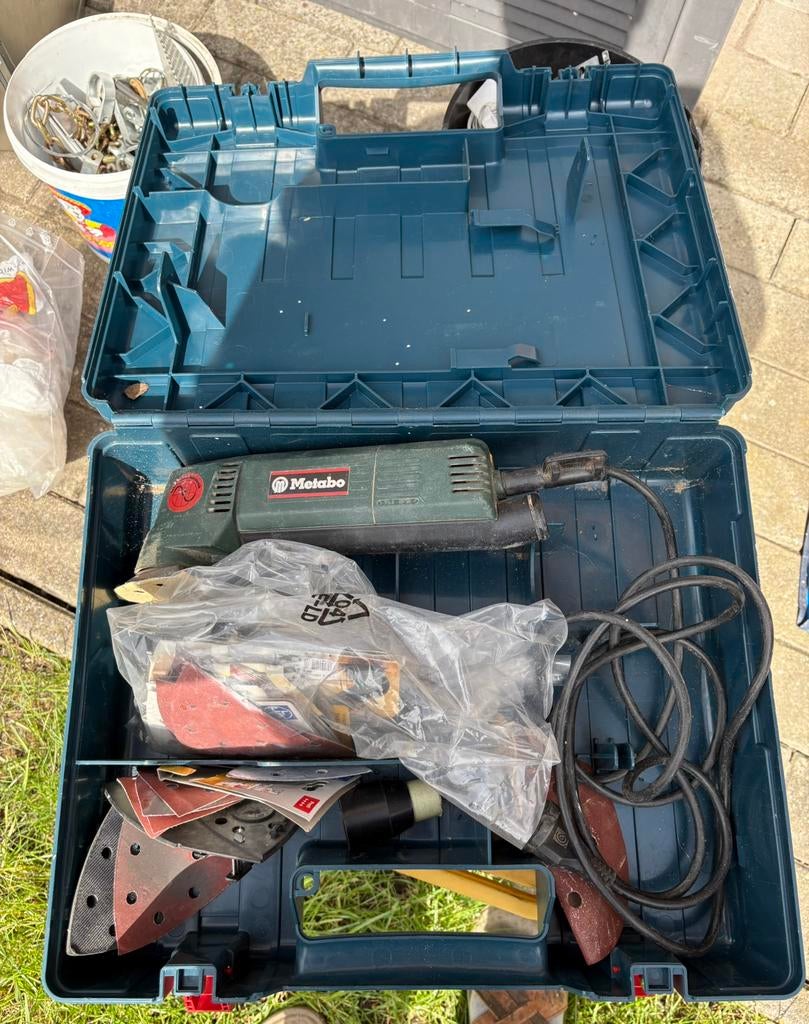 Ponceuse triangulaire Metabo, Bricolage & Construction, Outillage | Ponceuses, Enlèvement, Utilisé, Moins de 600 watts, Autres types