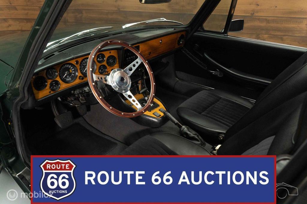 Triumph Stag | 1971 | Route 66 Auctions, Auto's, Triumph, Zwart, Bedrijf, Handgeschakeld