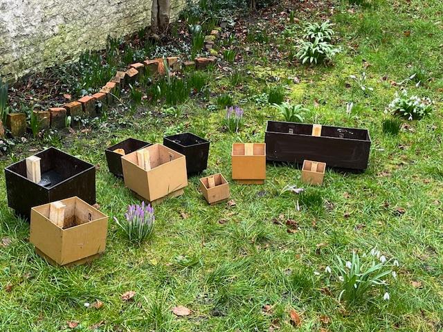 vintage plantenbakken Fasyl Decor, Ophalen, Kunststof, Gebruikt, Minder dan 30 cm