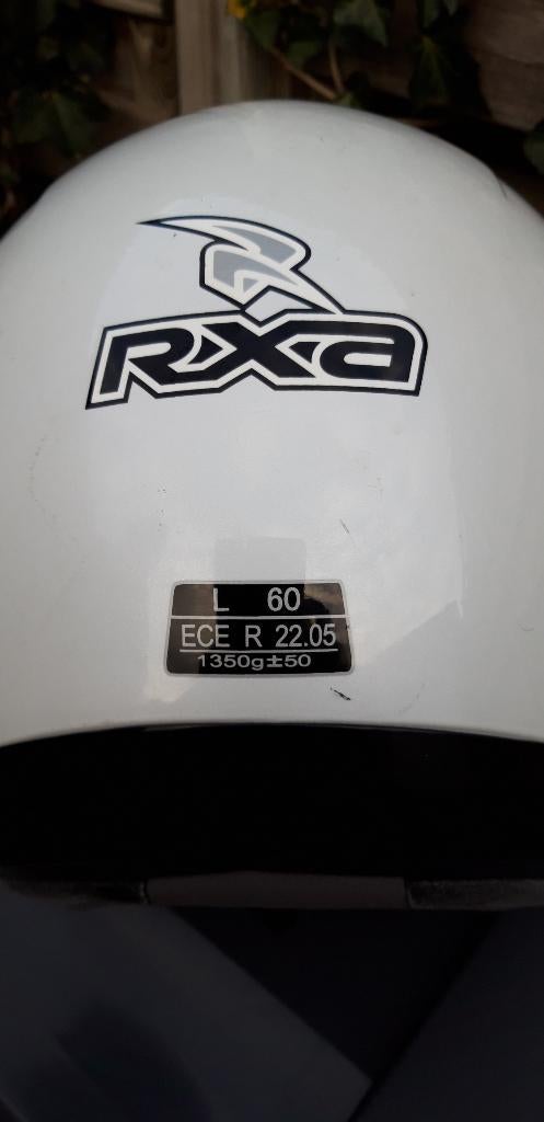 Motorhelm Wit RXA L60, Dames, Jethelm, L, Ophalen