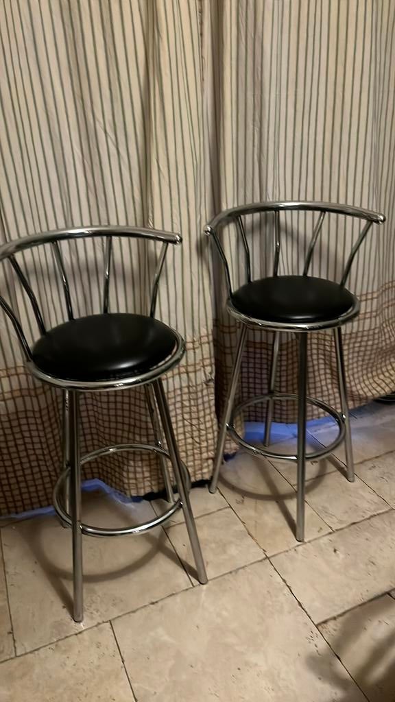 Tabouret de bar, Maison & Meubles, Tabourets de bar, Enlèvement, Utilisé, Cuir