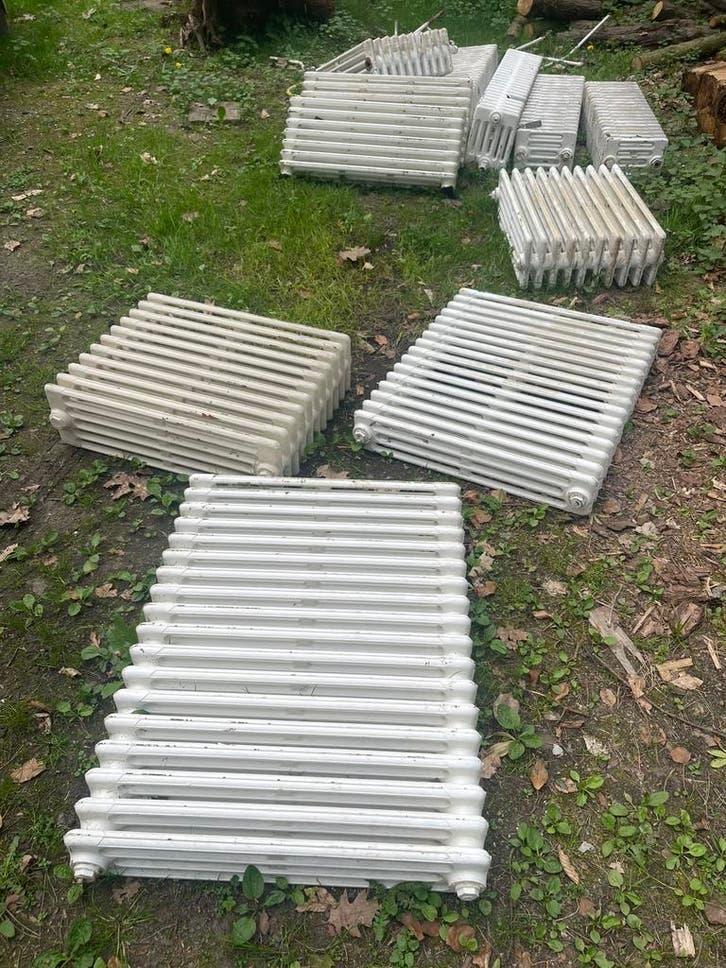 Radiatoren gietijzer, Ophalen, Gebruikt, Radiator