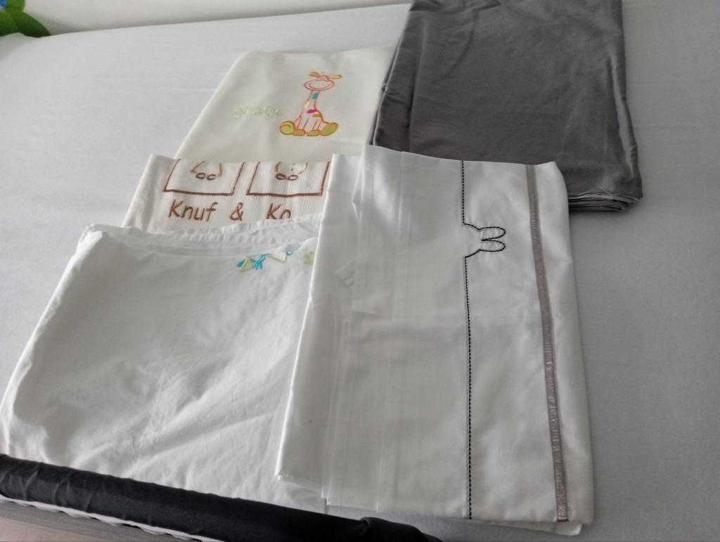 Lakens dekens ,... Voor babybed, Enlèvement, Comme neuf