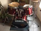 kit de batterie avec cymbales, Musique & Instruments, Batteries & Percussions, Enlèvement, Utilisé, Autres marques