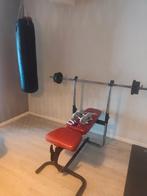 Boxzak ook met driehoek houder. En bench press te koop., Sports & Fitness, Enlèvement