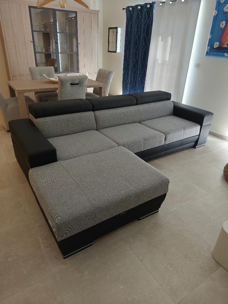 salon d'angle, Maison & Meubles, Enlèvement, Comme neuf, Tissus, Moderne