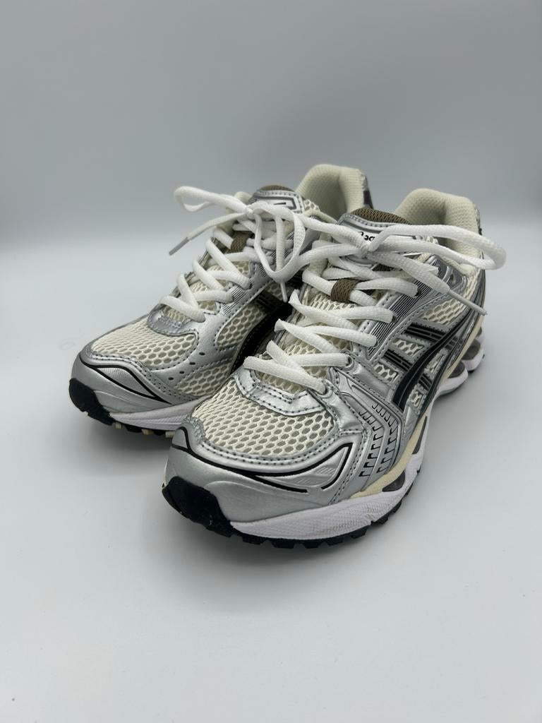 Asics Gel-Kayano 14  — Wit/grafietgrijs — Maat 38, Overige kleuren, Ophalen of Verzenden, Zo goed als nieuw, Sneakers
