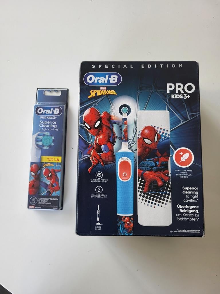 Spiderman Oral B elektrische tandenborstel Nieuw, Ophalen, Tandenborstel